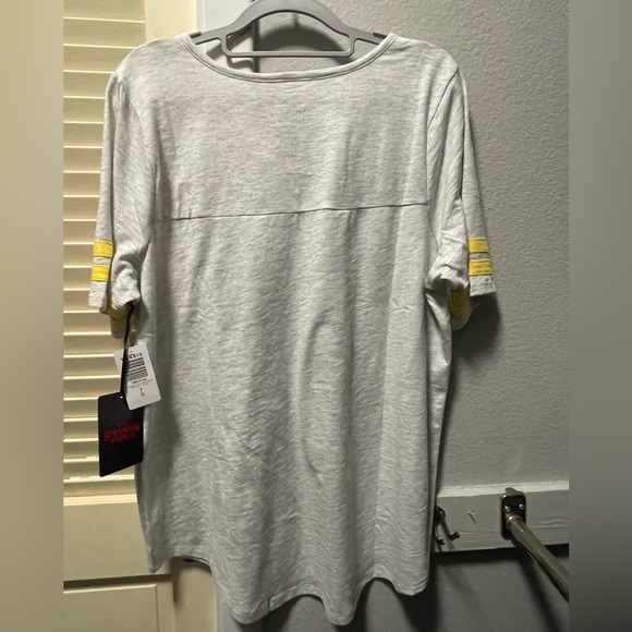 Stranger Things Upside Down Football Tee 0 12 0x Large Shirt Torrid Oatmeal - Picture 8 of 13